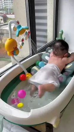 Cool baby bathtub, care, bathing.