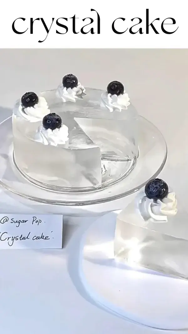 Sprite Jelly Crystal Cake