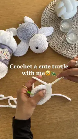 Crochet A Cute Turtle With Me🧶