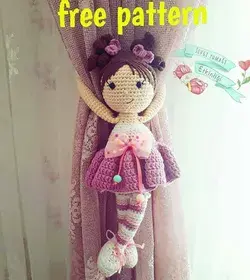 Latest prettiest collection of best free pattern crochet curtain holder 2023