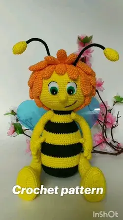 Maya the bee Crochet pattern been amigurumi