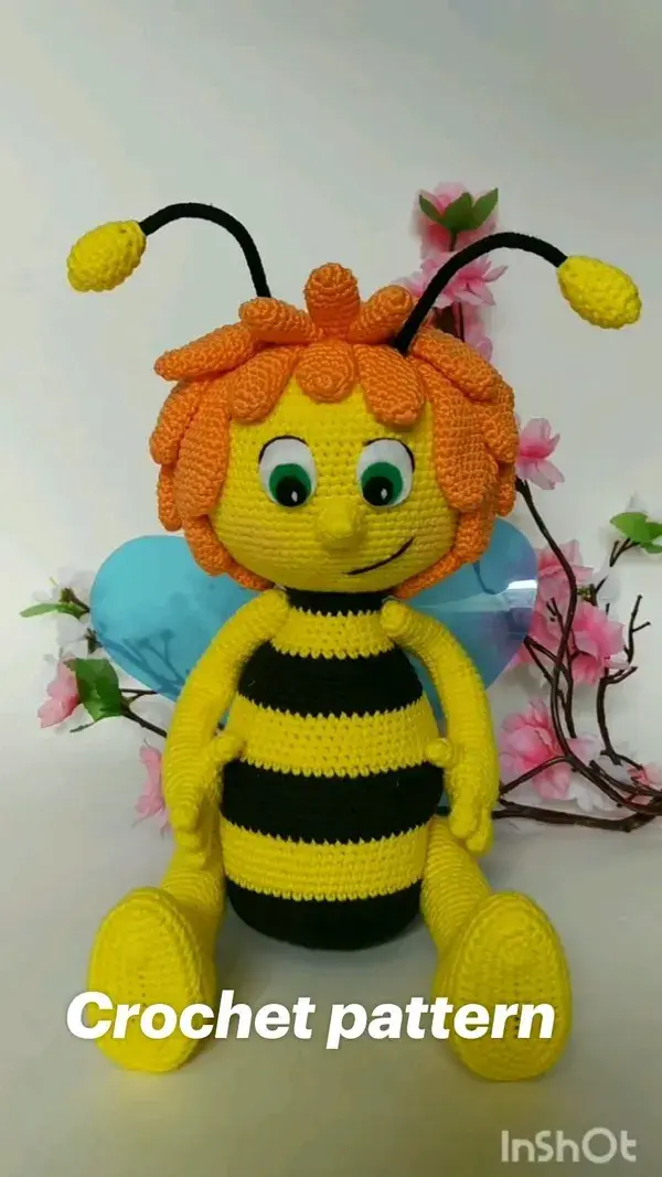 Maya the bee Crochet pattern been amigurumi