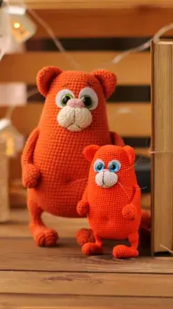 crochet cat pattern. amigurumi cat pattern. crazy ginger cat amigurumi toy pattern. medvediktoys