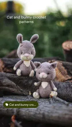 Cat and bunny crochet patterns