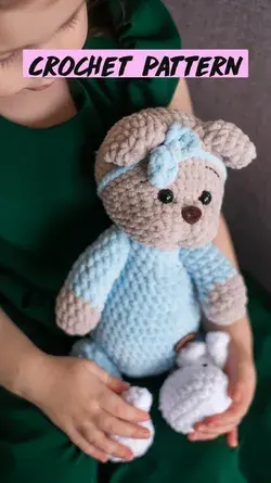 Crochet pattern  Teddy Bear