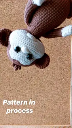 crochet monkey. crochet pattern toy.