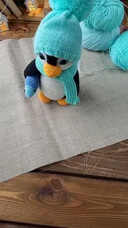 crochet pattern toy. crochet penguin pattern.