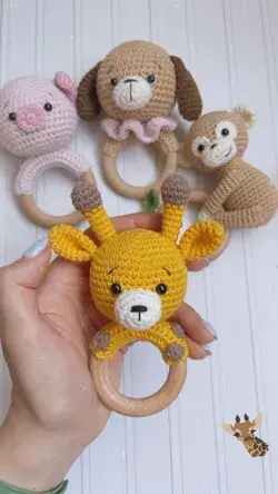 Crochet patterns baby rattle