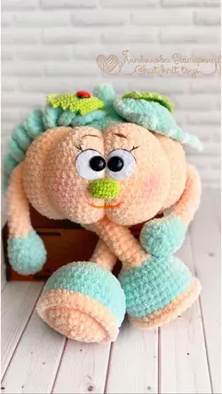 Crochet pumpkin pattern Amigurumi doll crochet pattern plush toy