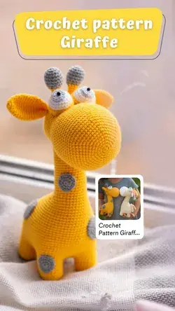 Amigurumi crochet pattern Giraffe Tom 🦒