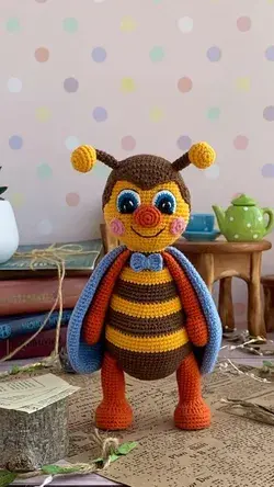 Crochet pattern Doll Bee🐝 