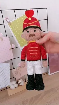 Crochet pattern Soldier toy, amigurumi guard, Pdf pattern boy toy, amigurumi boy doll, Crochet toy