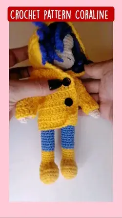 Crochet pattern Coraline