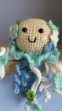 Crochet pattern Jellyfish Amigurumi Octopus pdf