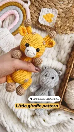 Little giraffe crochet pattern amigurumi