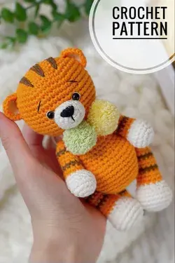 Crochet pattern tiger amigurumi