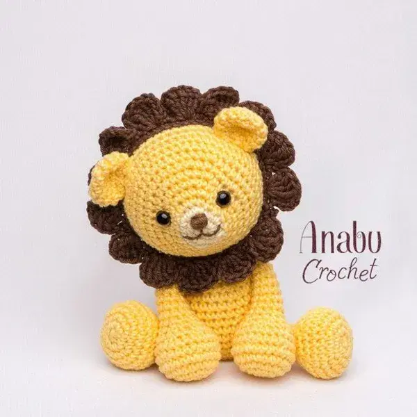 Amigurumi -leão | Loja Anabu Crochet | Elo7 Produtos Especiais