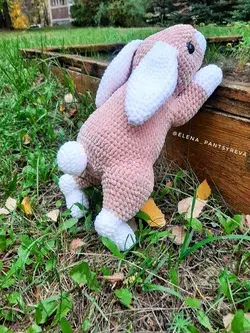 Описание вязания плюшевой игрушки Лапушка Кролик