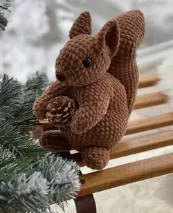 crochet toys Squirrel