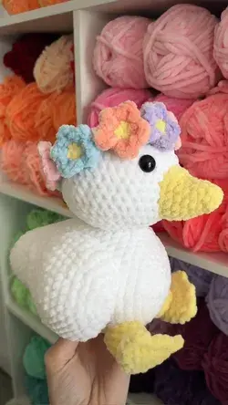 Crochet a Spring Duck with Me 🌸🪿
