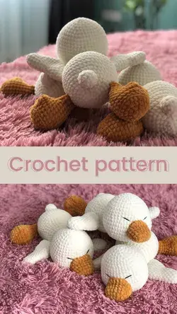 Crochet duck pattern