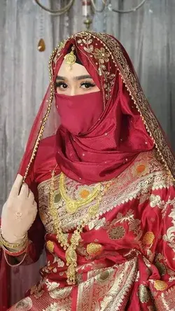 Niqabi bride