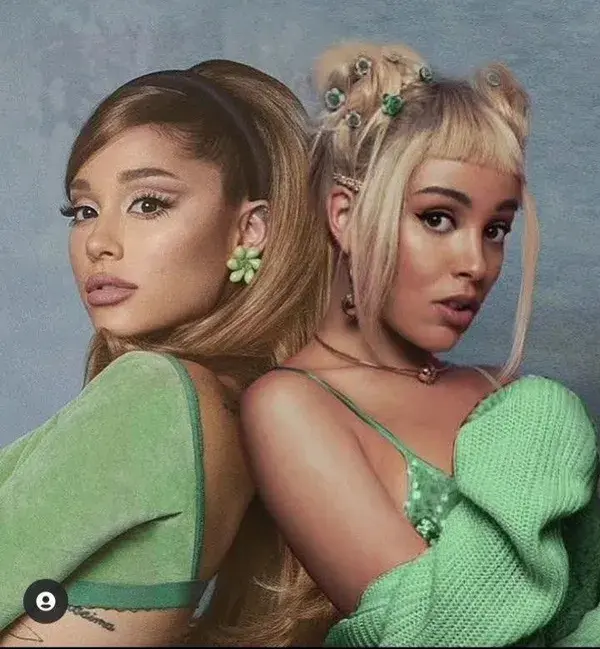 Ariana Grande with doja cat