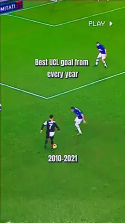 Best UCL Goals from 2010-2021