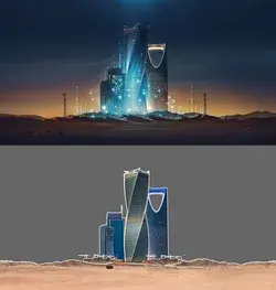 Ramadan Photomanipulation Before & After Ads