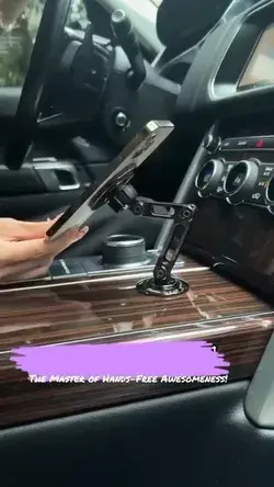 Magnetic Suction Car Phone Holder Stylish.