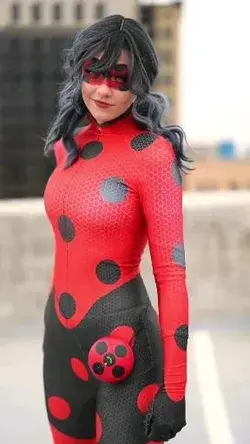 Marinette to Ladybug Cosplay Transition