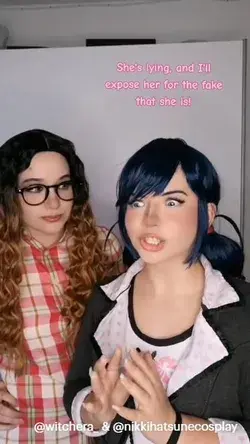 Alya believing Lila Rossi over her own BFF (@witchera_ and @nikkihatsunecosplay on YT, TT and IG)