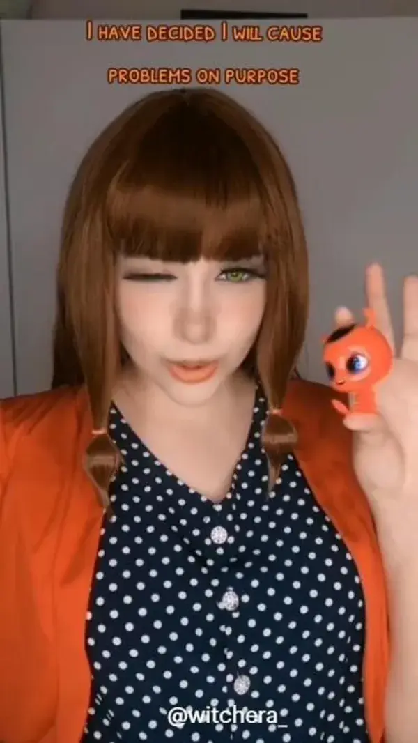 Give me attention or else  (@witchera_ on YT, TT and IG)