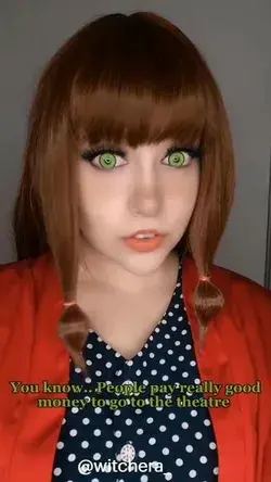 Me? Dramatic? And you're complaining? (@witchera_ on YT, TT and IG)