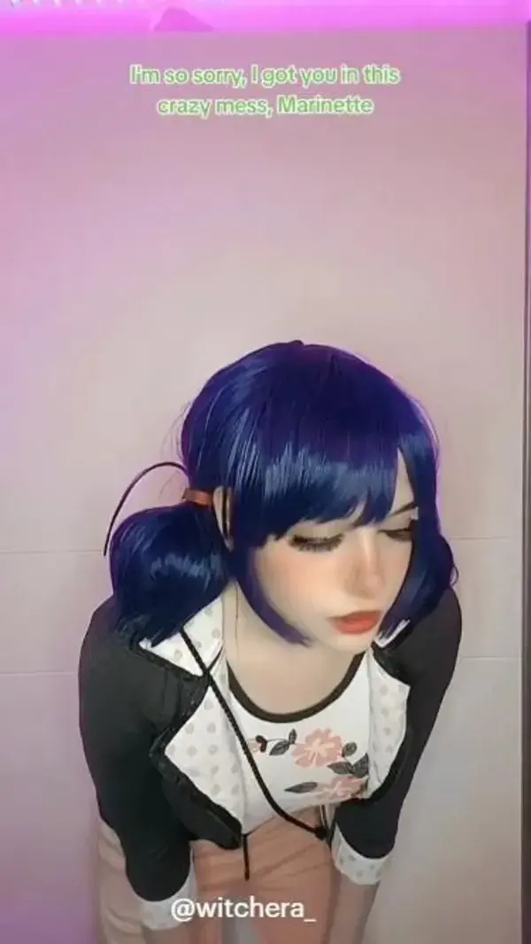 ADRIEN'S GIRLFRIEND?! | Marinette Dupain-Cheng cosplay (@witchera_ on YT, TT and IG)