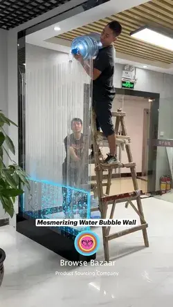 Mesmerizing Water Bubble Wall | Unique and Classic Home Decor | Browse Bazaar | #home #office #decor