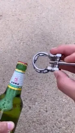 How to open Beer Bottles.- DIY 🐧