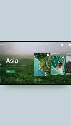 Travel Type Website UI