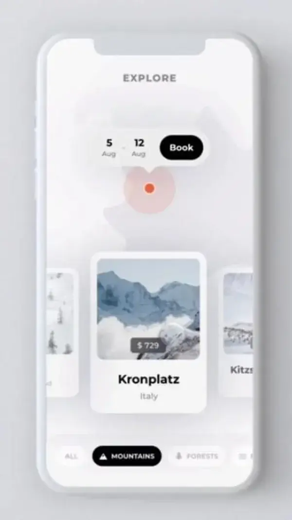 Travel App Design