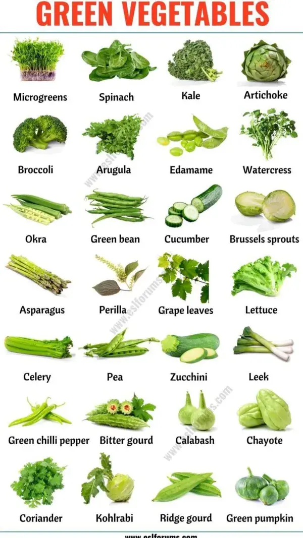 green vegetables