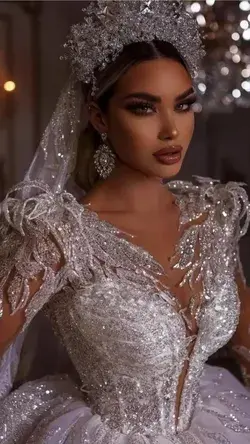 Unique wedding gown