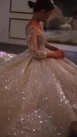 shining gown