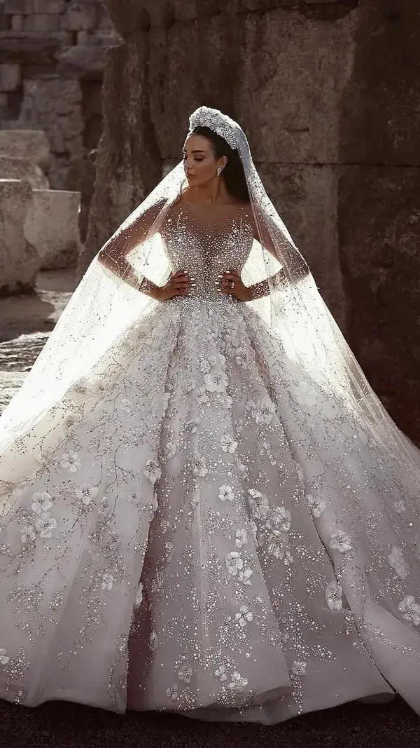 Lace Ball Gown Wedding Dress