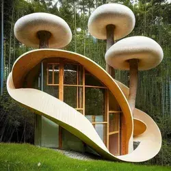 Mushroom forest house