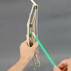 Craft Stick Bow and Arrow - DIY STEM Project for Kids