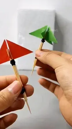 Make a dart 🎯 with toothpicks 😍#diy #darts #cool #diyproject #handmade #funnytoys #fyp