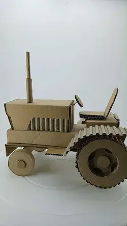 DIY cardboard vehicles making easy