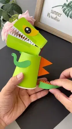 DIY Dinosaur toys.