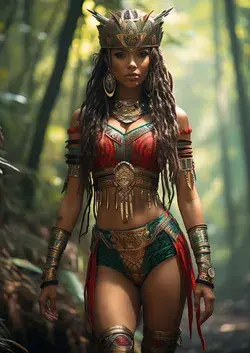 Aztec Empire Princess Warrior #199