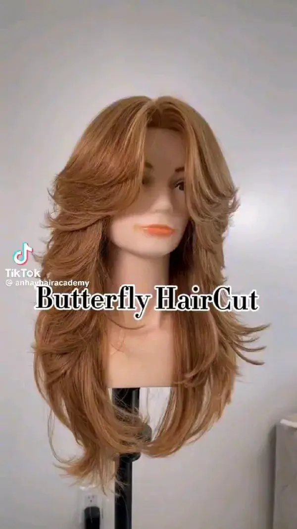 BUTTERFLY HAIRCUT TUTORIAL!!